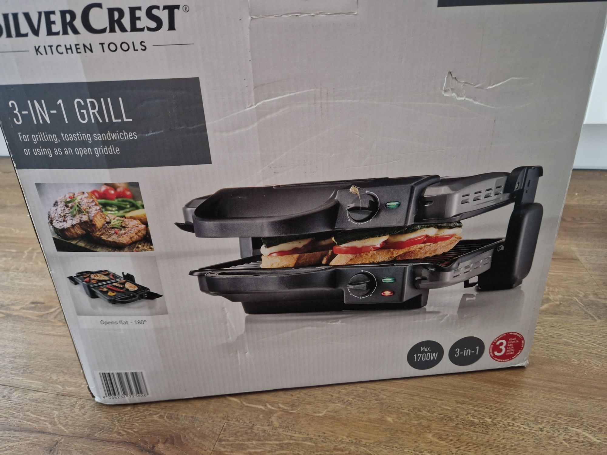 SILVERCREST Grill kontaktowy Lidl 1700 W