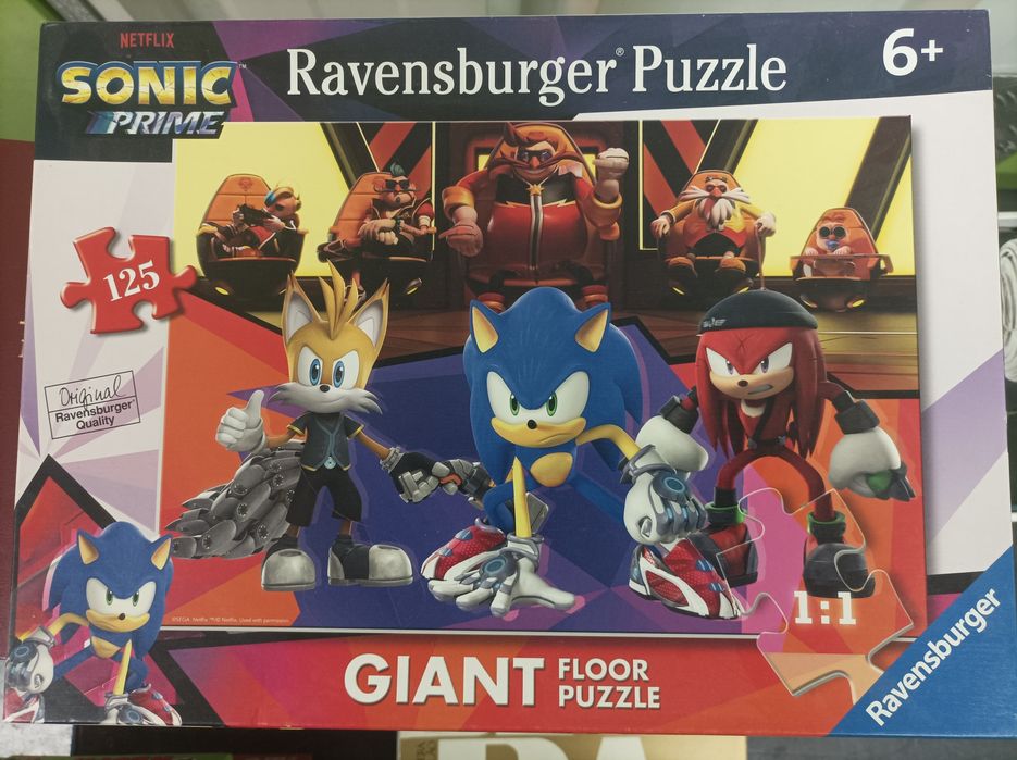 Puzzle 'Ravensburger Sonic Prime' 125 Peças