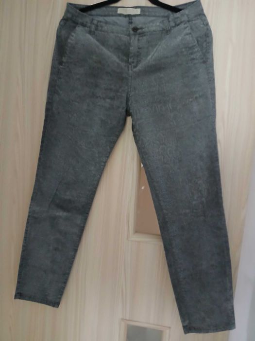spodnie jeansy szare Zara M