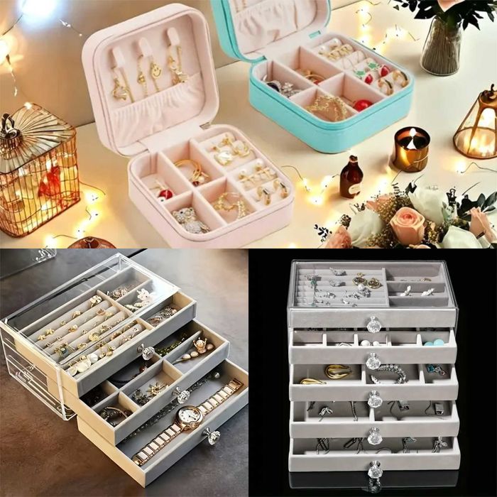 Guarda Jóias. Presente de luxo. Três tamanhos e modelos. Novas.