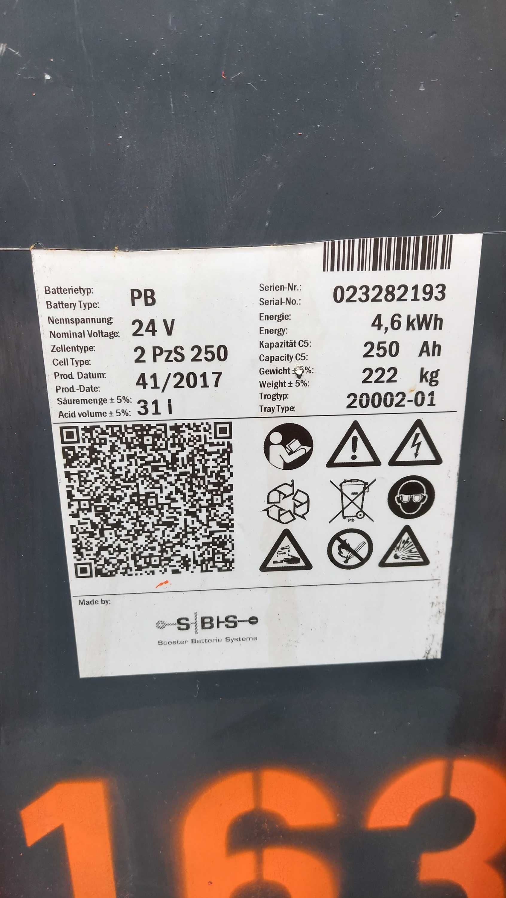 Wózek paleciak elektryczny Linde T 16