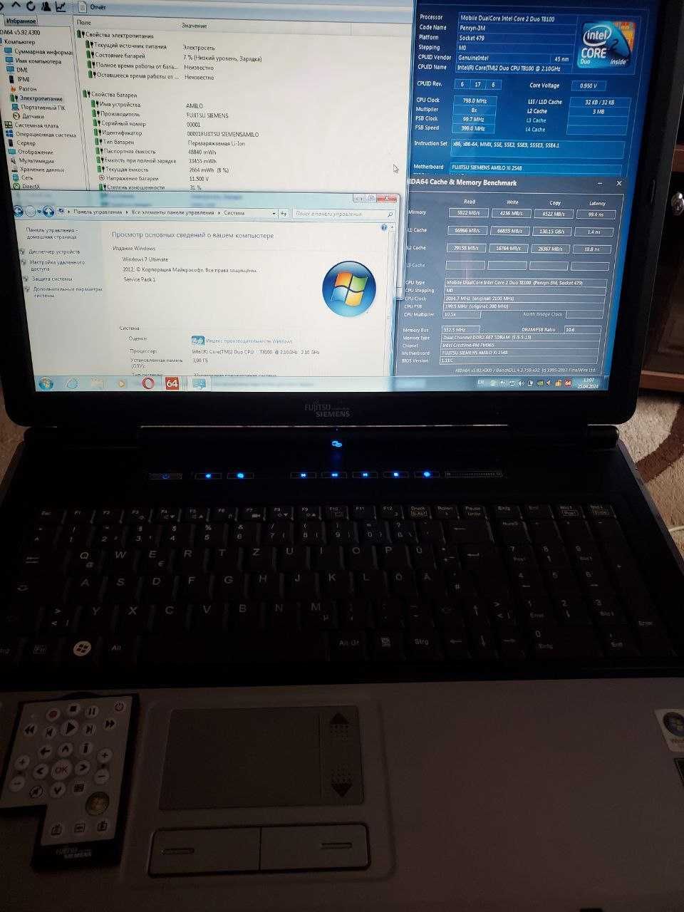 два ноутбука 17' Fujitsu Siemens AMILO Xi 2528