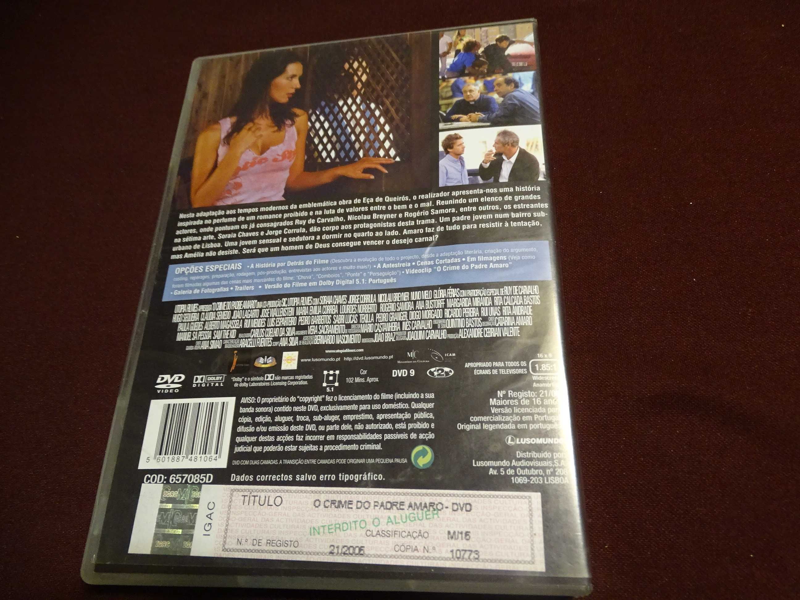 DVD-O crime do Padre Amaro-Soraia Chaves