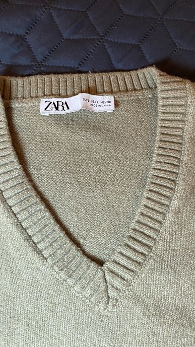 Жилет zara вязаний