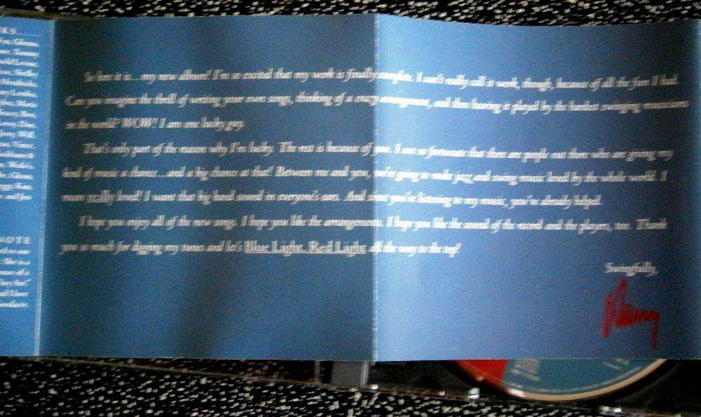 Harry Connick Jr., Blue Light, Red Light CD