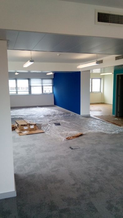 Pintor rápido e eficaz, Montagem de Pladur, Barramento