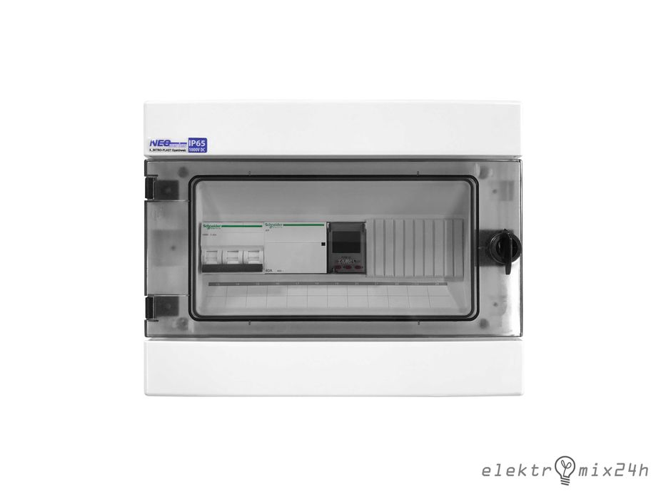 Rozdzielnica natynkowa hermetyczna IP65 do zabezpieczenia pompy ciepła