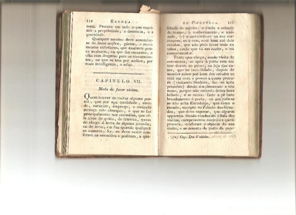 Uma reliquia - Livro Antigo - Tratado Pratico da Civilidade Portuguesa