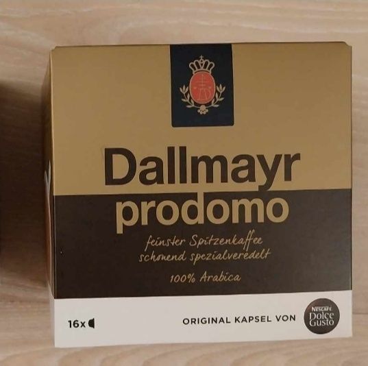 Niemiecka kawa w kapsułkach dolce gusto Dallmayer prodomo 3 opakowania