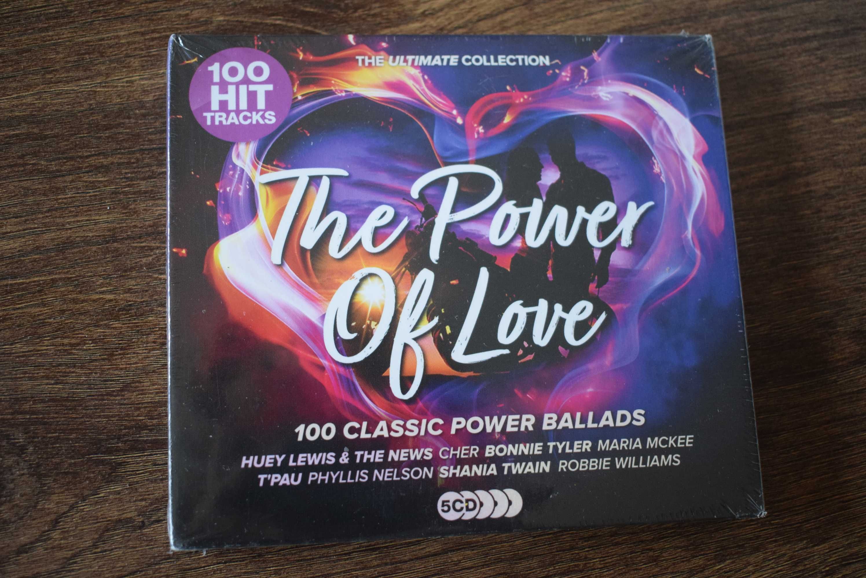 The Power Of Love 100 Classic Power Ballads 5CD Nowy w folii