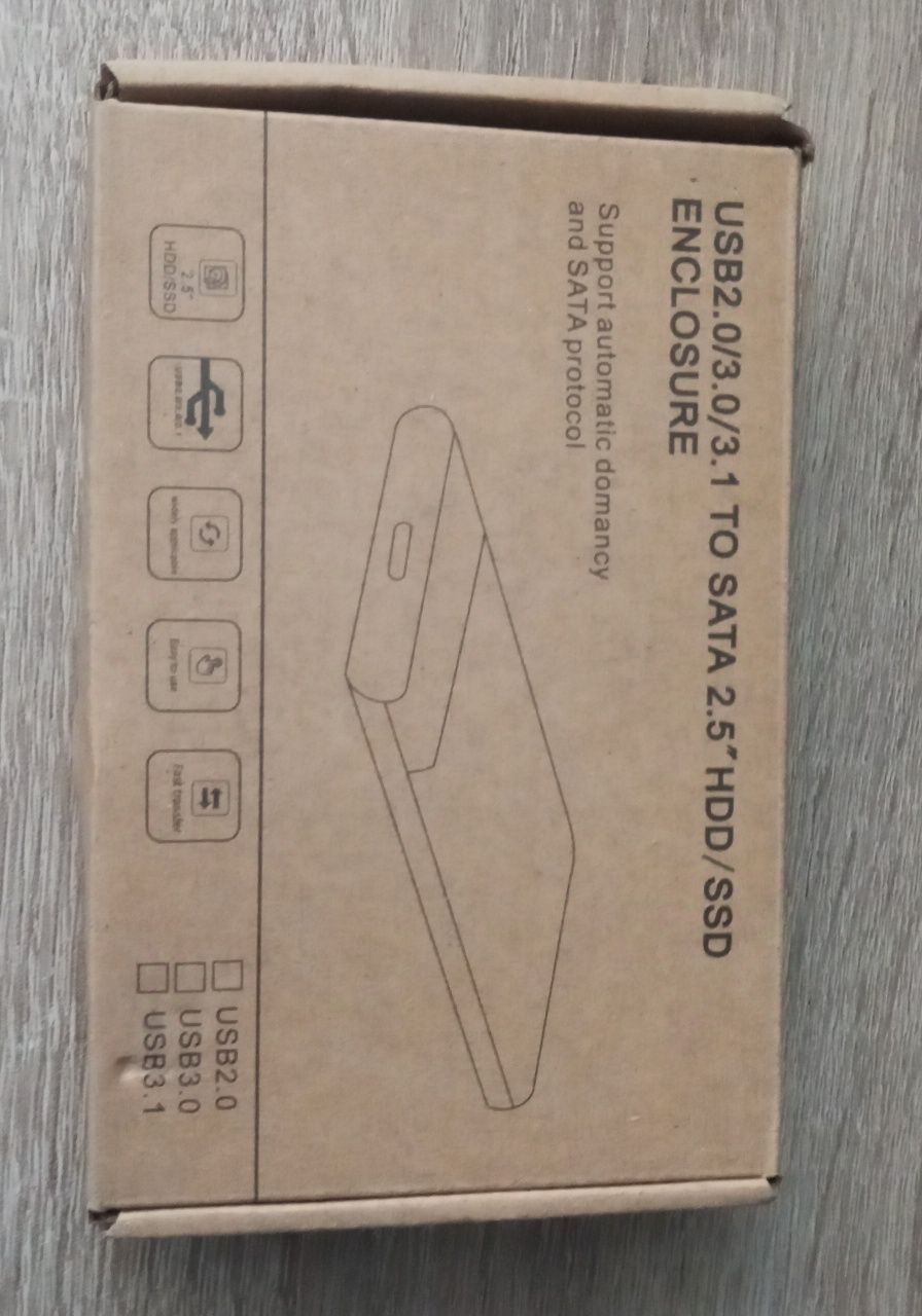 Внешний карман для жёсткого диска hdd/ssd к компьютеру/ноутбуку