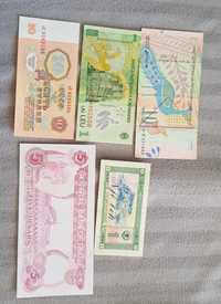 Sprzedam banknoty 5 szt.