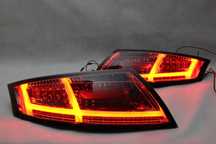 Lampy tylne tył AUDI TT 8J 2 II 06-14 LED BLACK BAR NEON Dynamic IGŁA