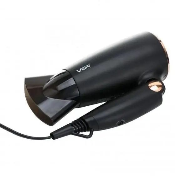 Фен для волосся дорожній зі складною ручкою 1600Вт 110-220В VGR V-439