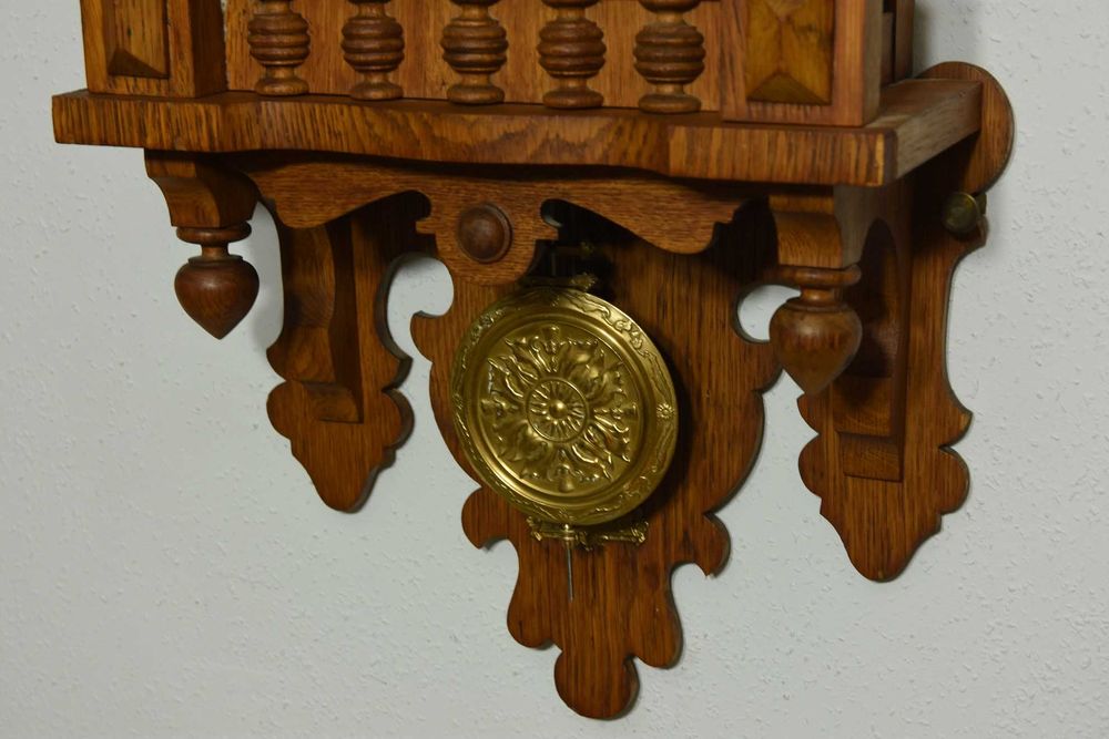 Gustav Becker GB zegar wiszący ślązak - oryginalny