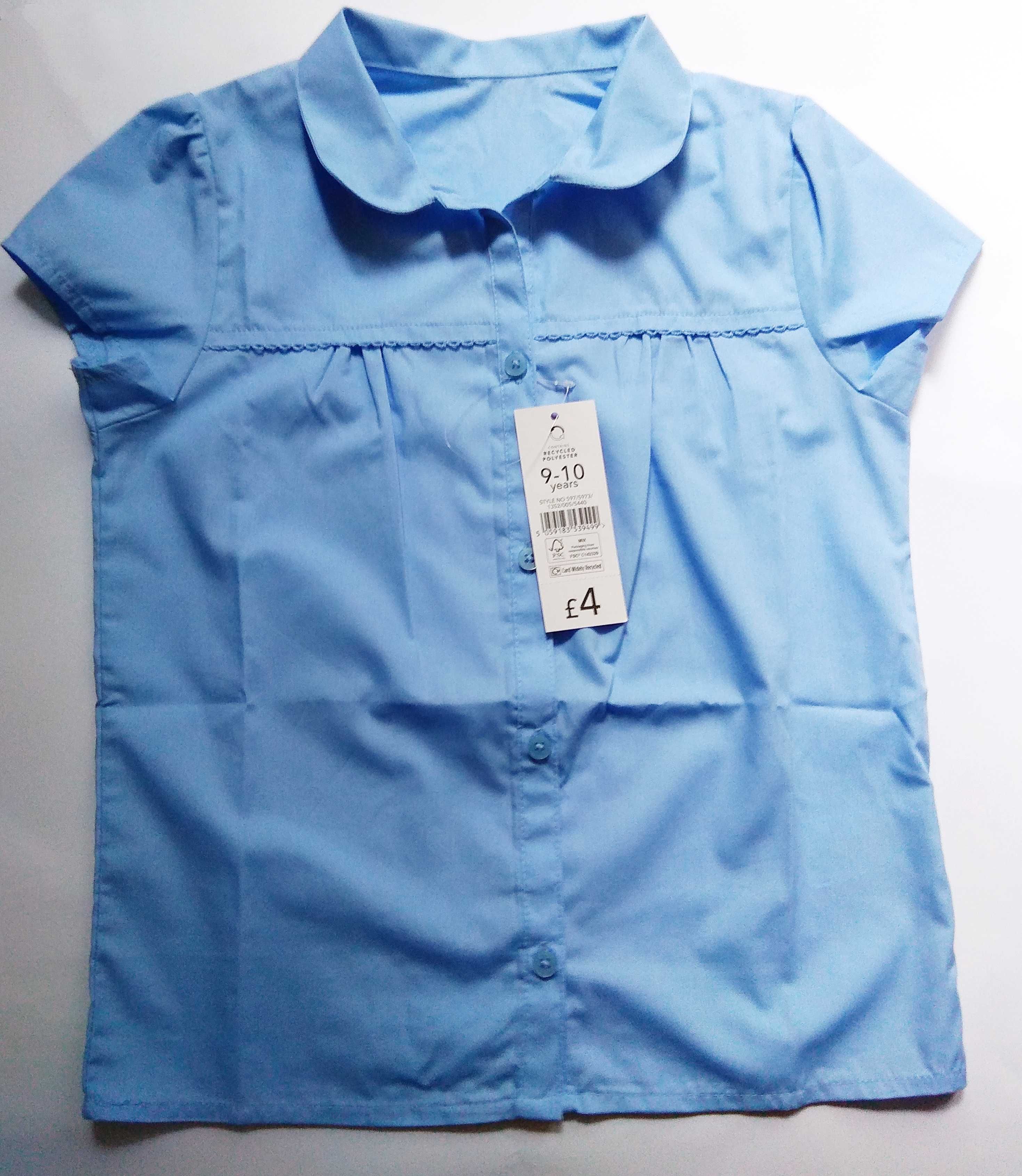 Блузка школьная George р.9-10 для девочки, Джордж рубашка,блуза.