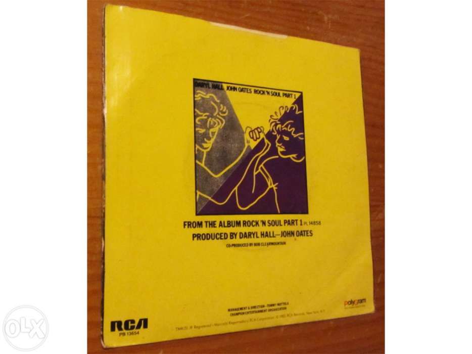 Daryl Hall & John Oates "Say It Isn't So" VINIL 7" + OFERTA de CD