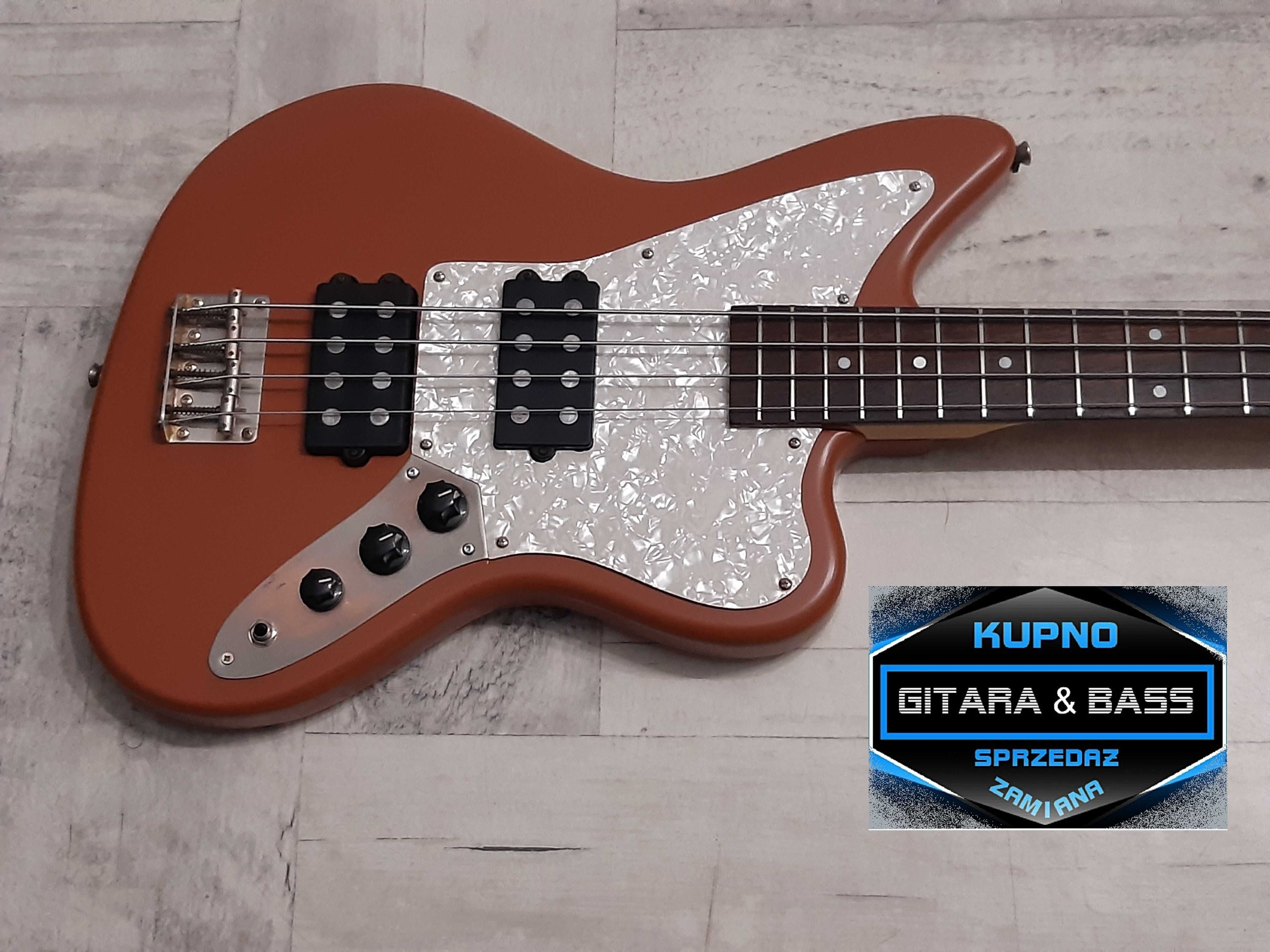 Gitara Basowa Jaguar Stagg-milk chocolate Bass -wysyłka Gratis-zamiana