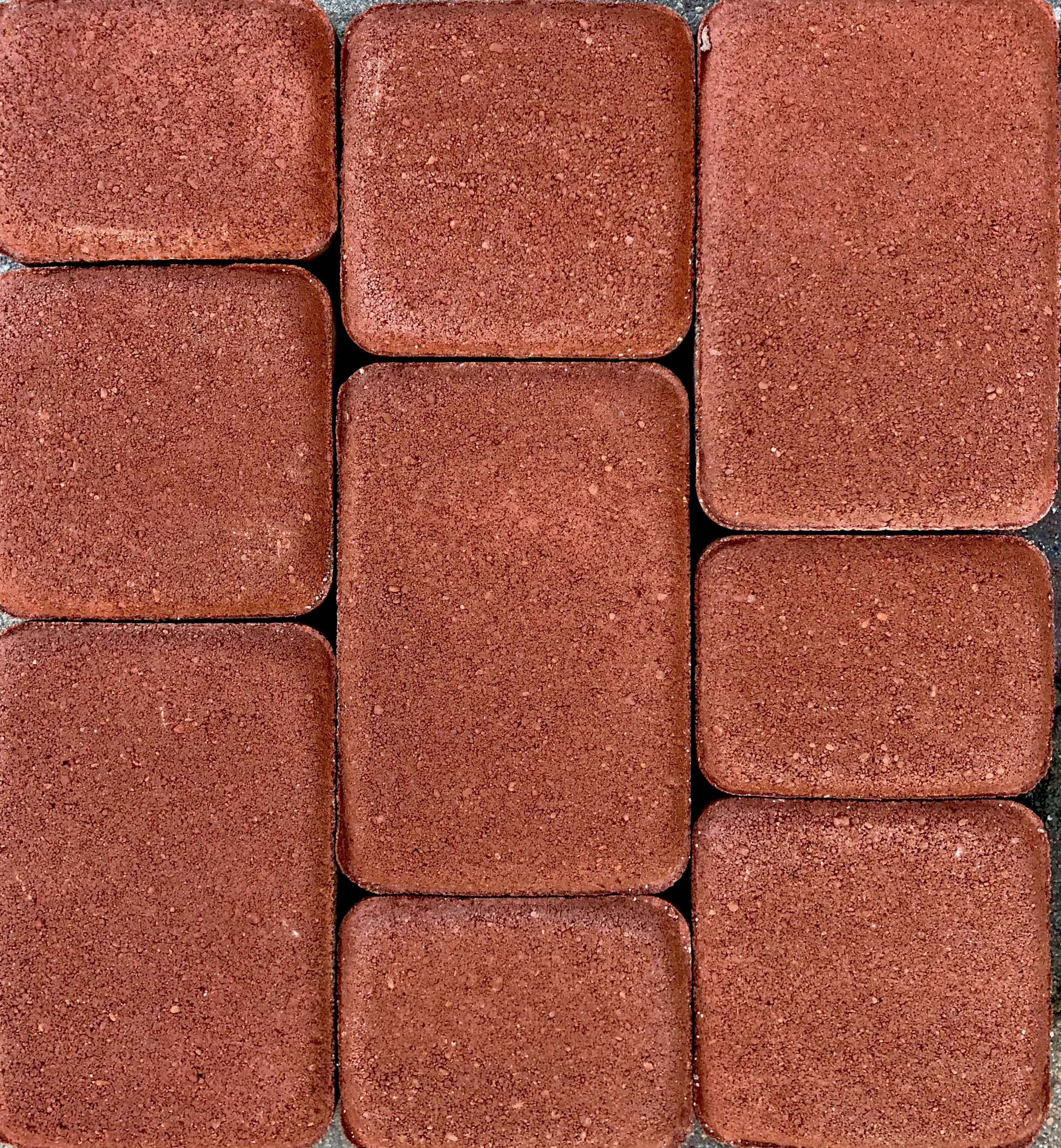 Kostka brukowa Starobruk 6 cm GRAFIT/CZERWONY