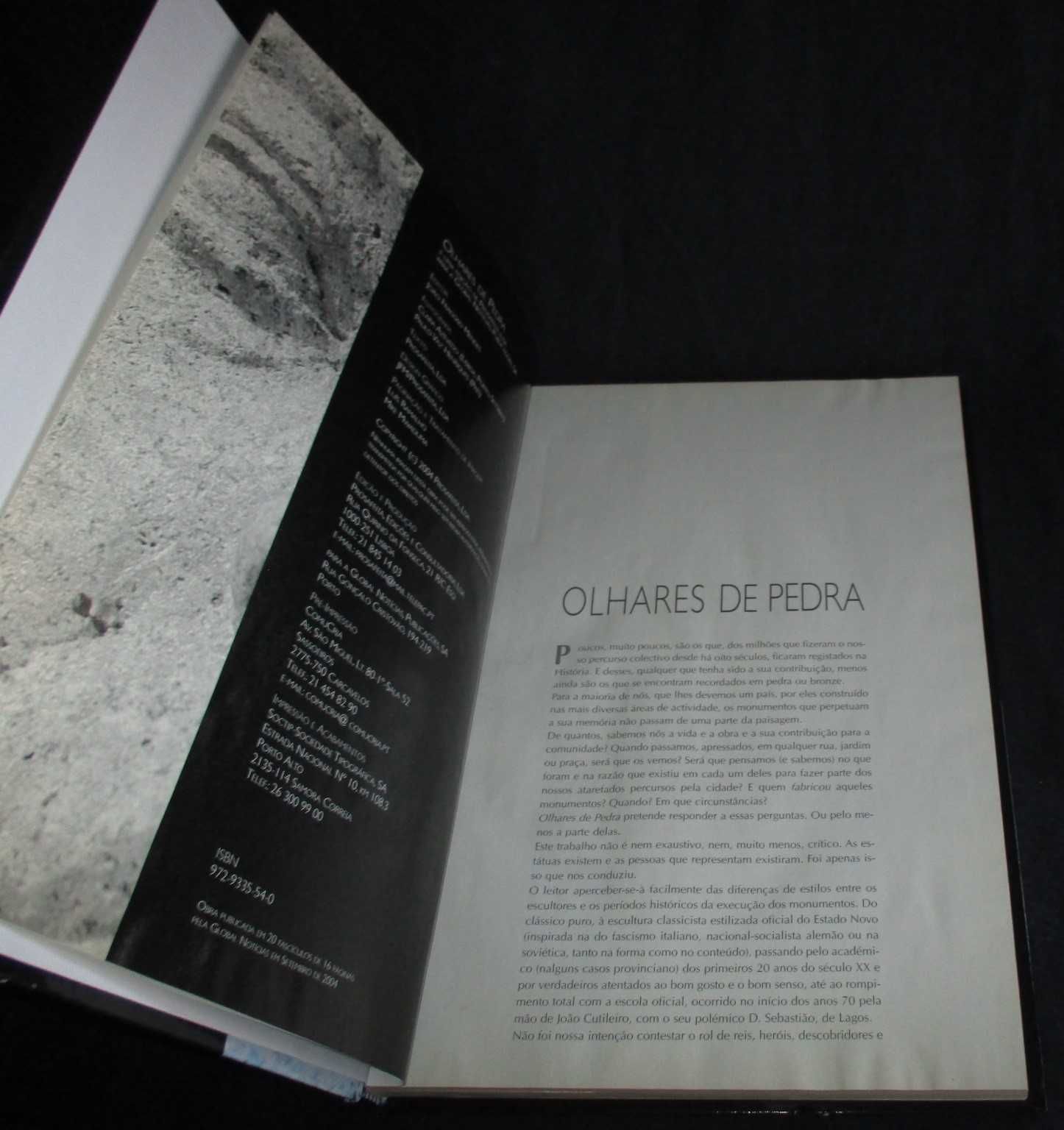 Livro Olhares de Pedra Estátuas Portuguesas