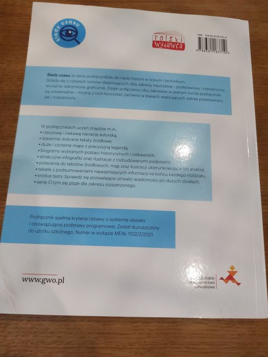 Historia 2 Ślady czasu podręcznik do liceum i technikum