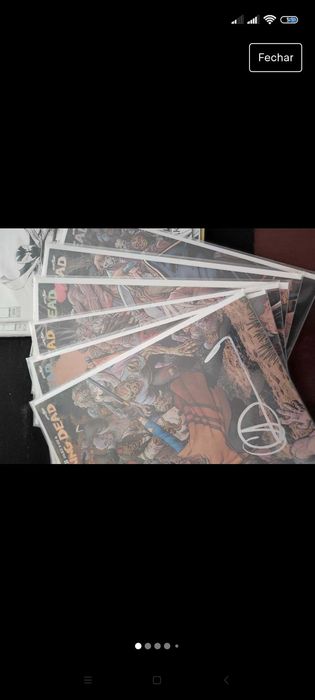 The Walking Dead - The Whisperer arc autografados com certificado