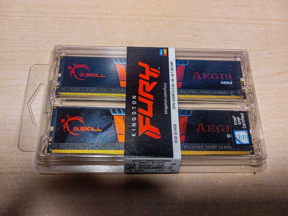 Memórias RAM G-Skill Aegis 16Gb (8x2) DDR4