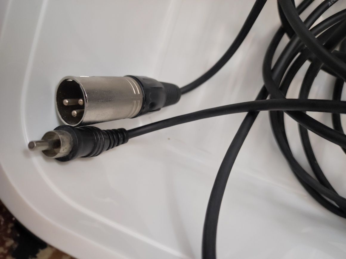 Retro kabel wtyk bananowy i czincz UNITRA i inne