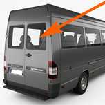 Заднее стекло правая распашонка Mercedes Sprinter Спринтер