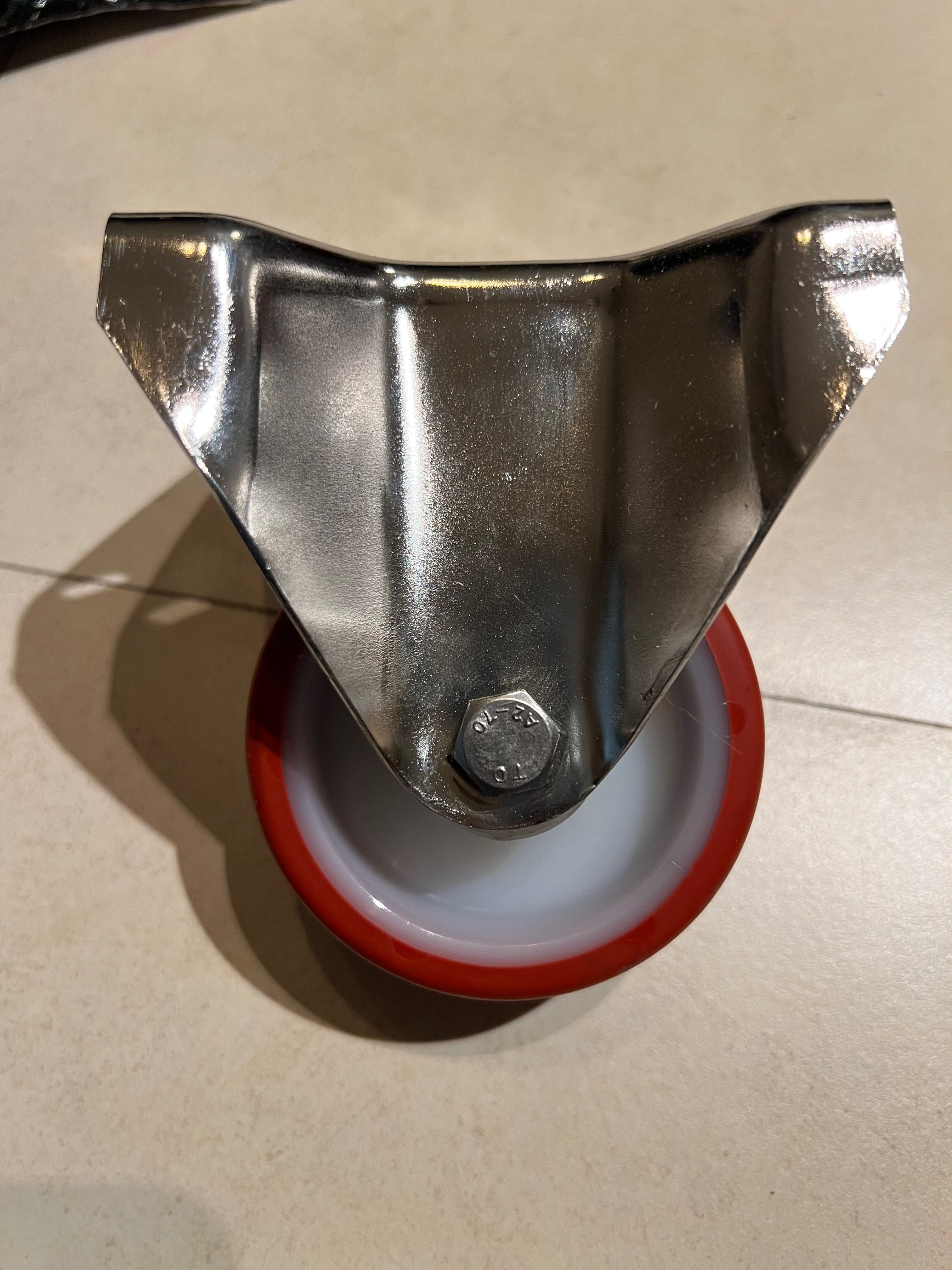 KÓŁKA STAŁE fi 80 mm 200 kg NIERDZEWNE Nowe 8 szt