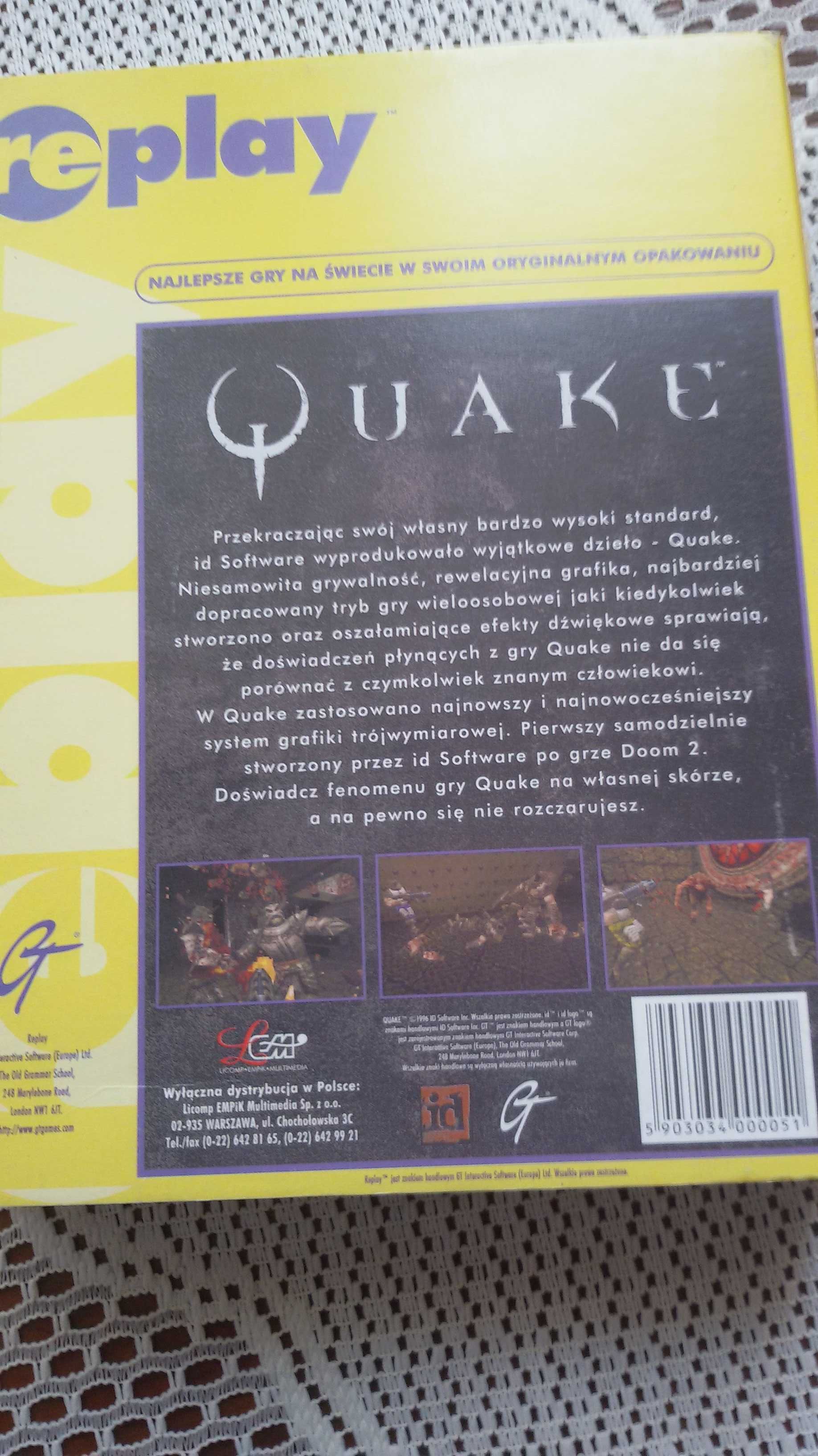 Quake PC BOX edycja REPLAY