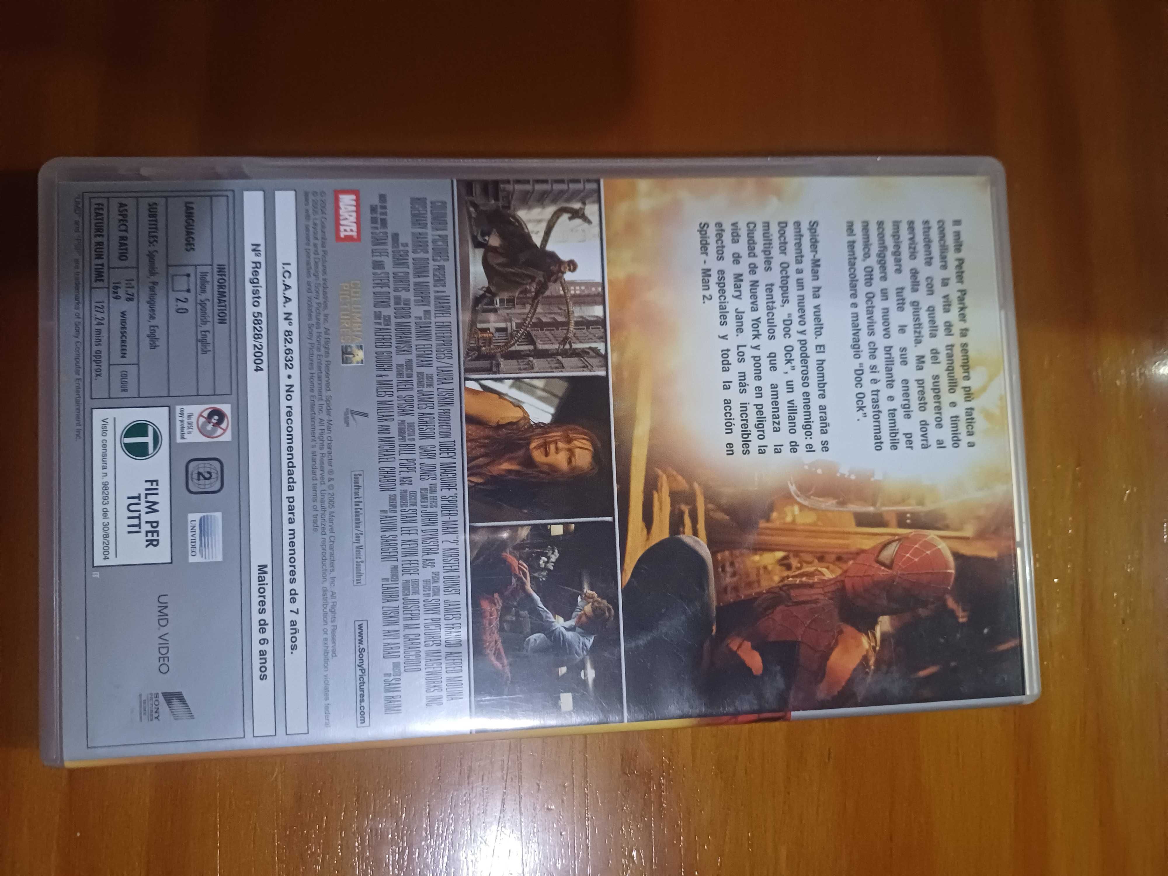 Filme para PSP - Spider man 2 - 5€