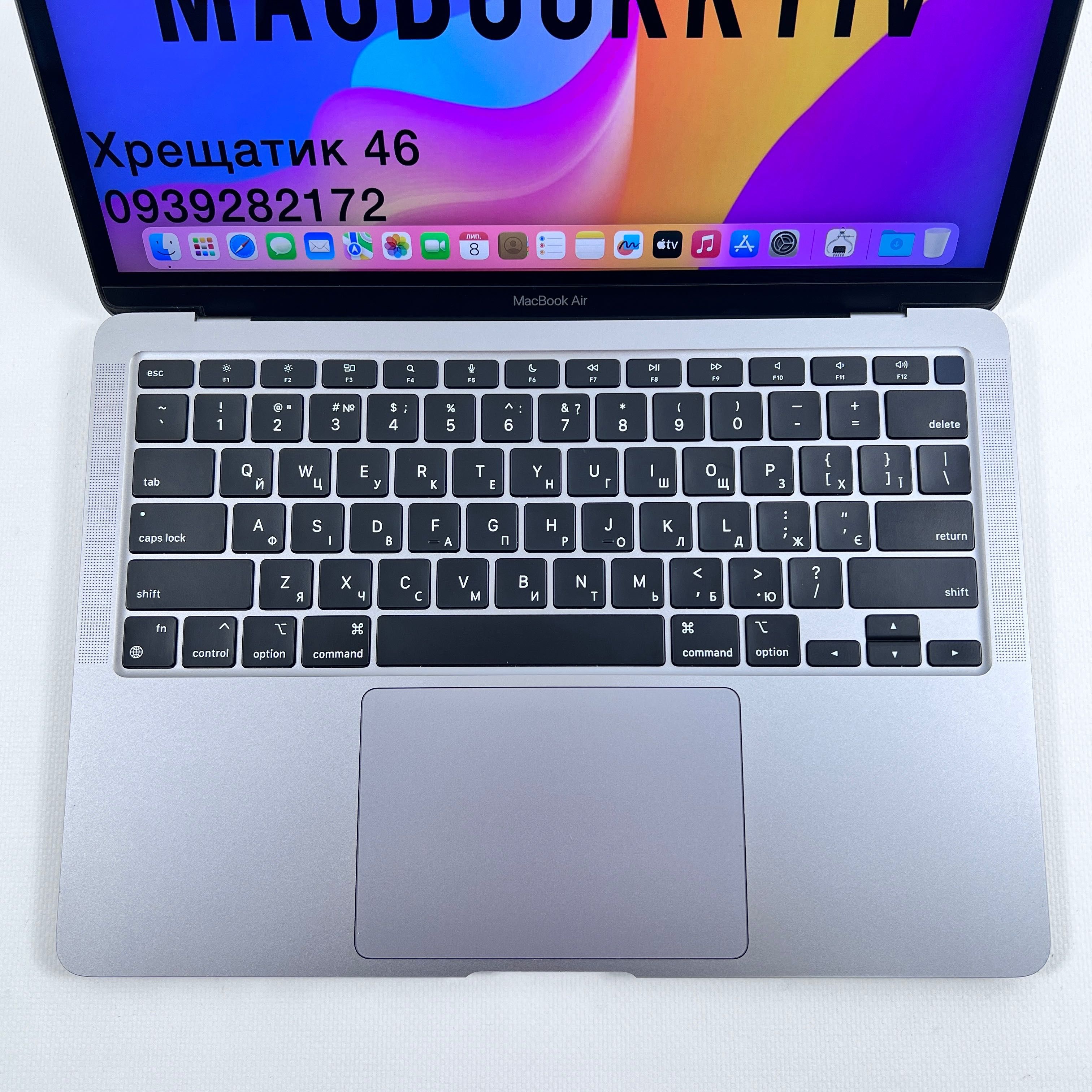MacBook Air 13 2020 M1 16GB RAM 512GB SSD Space Gray МАГАЗИН ГАРАНТІЯ