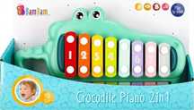Pianinko krokodylek 2w1. Bam Bam