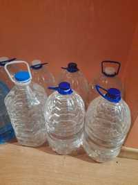 Бутылки  5 л для воды и др.(10 шт.)