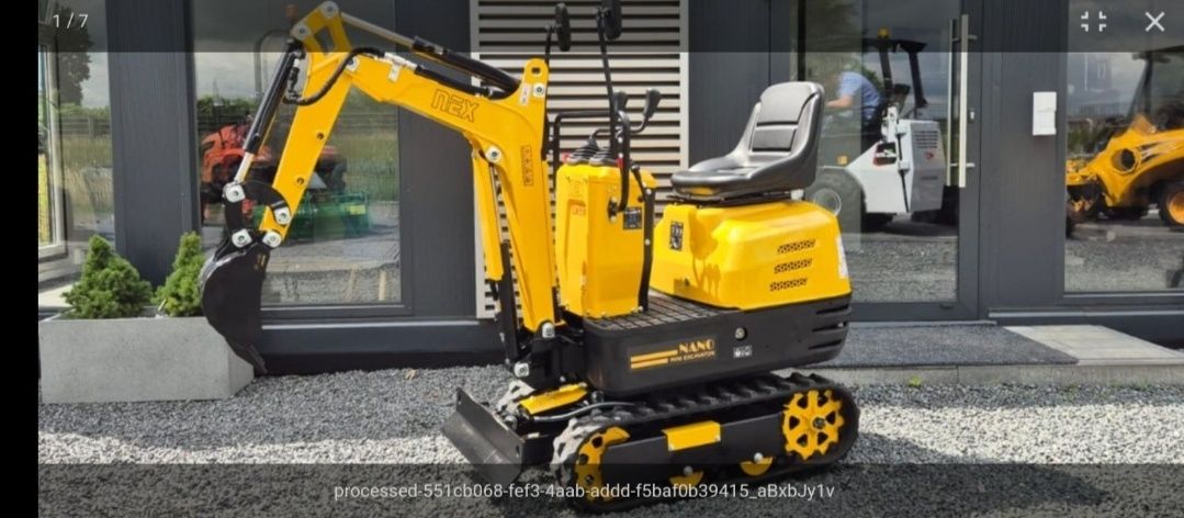 Minikoparka 560kg Nex  WYPOŻYCZ USŁUGI