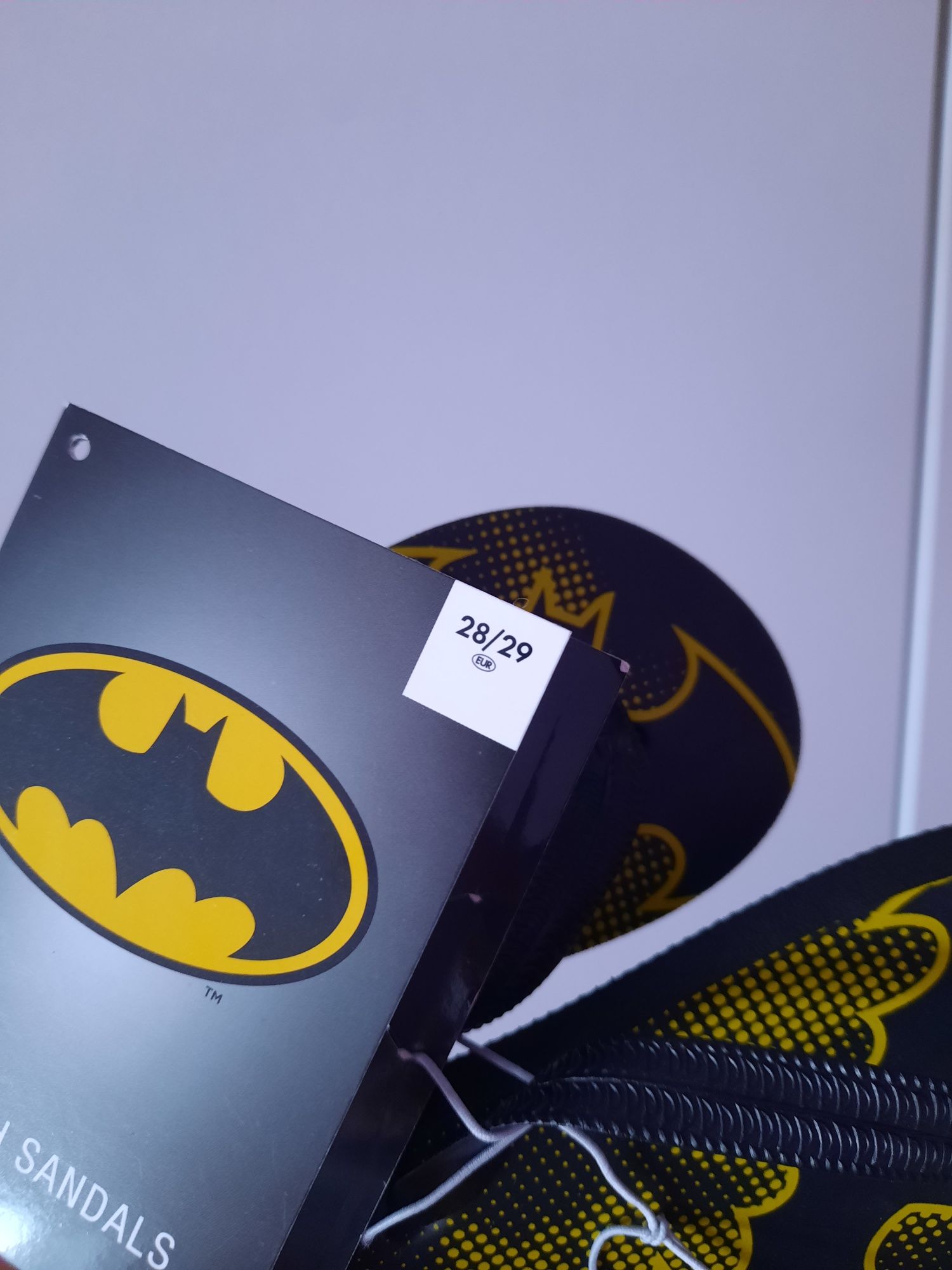 Nowe klapki japonki Batman dla chłopca basen