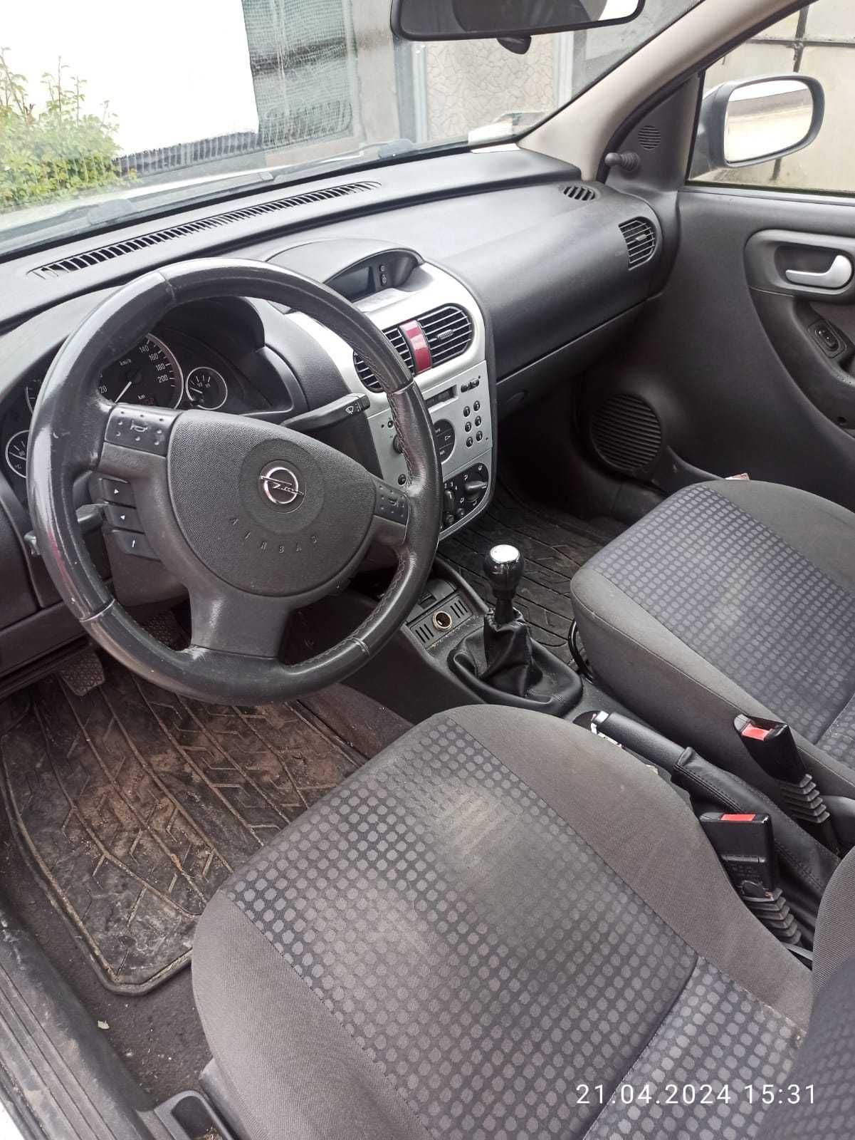 Opel  corsa C 1,7 dti silnik isuzu