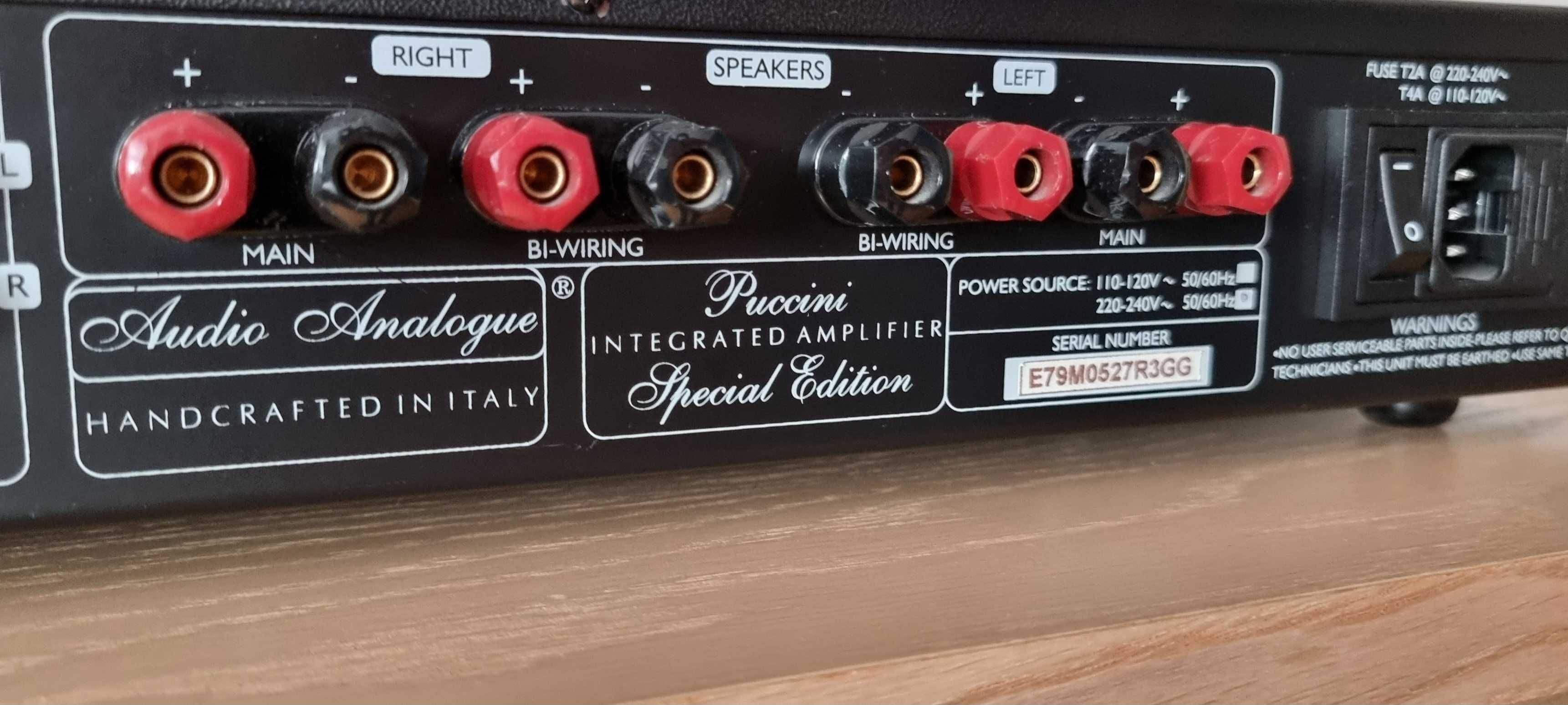 Wzmacniacz Audio Analogue Puccini SE Special Edition stan idealny