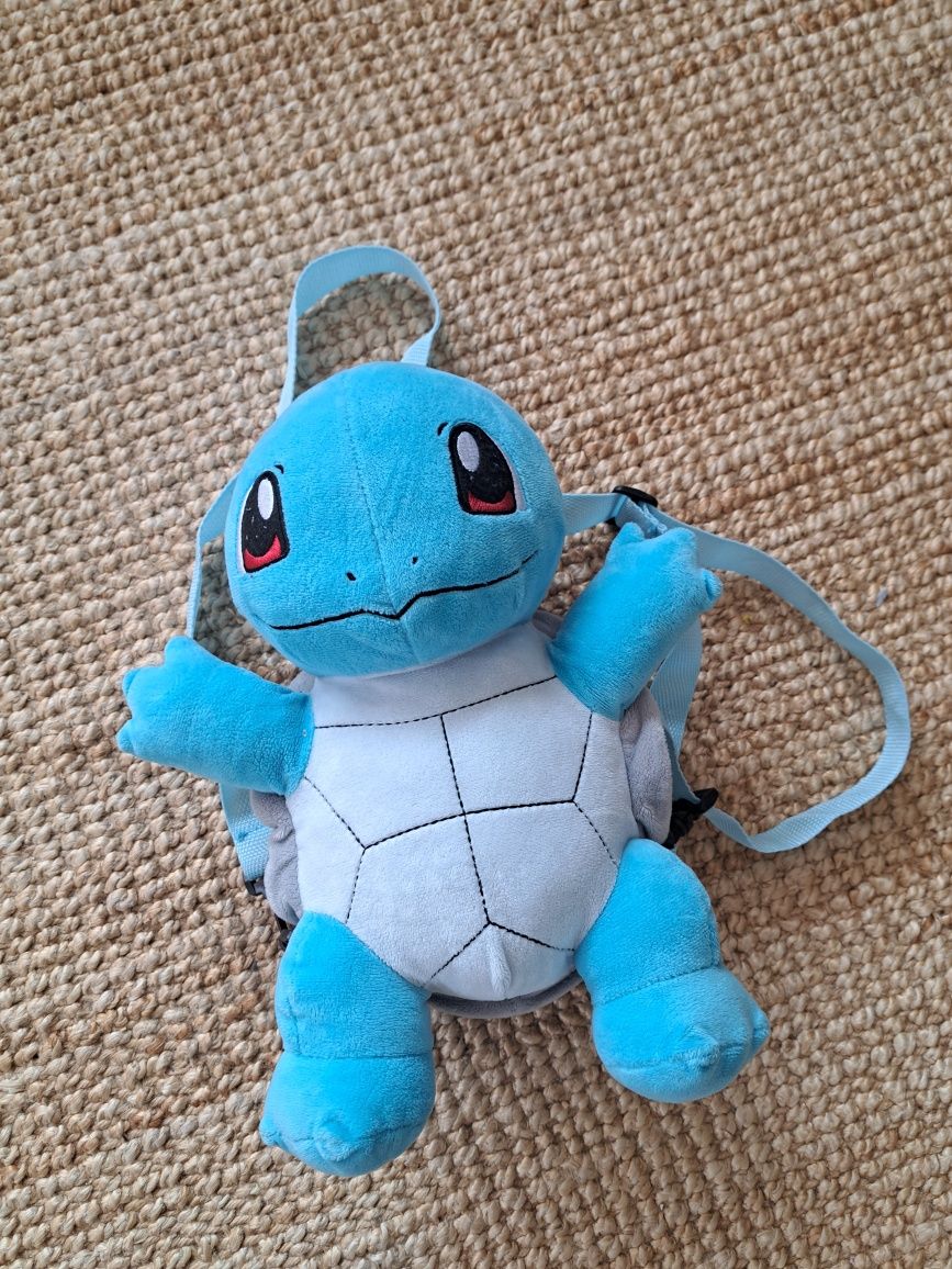 Pokemon  nowy Squirtle maskotka plecaczek-35 cm.