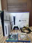 Konsola SONY PlayStation 5 Slim + Pad + 2 gry w zestawie
