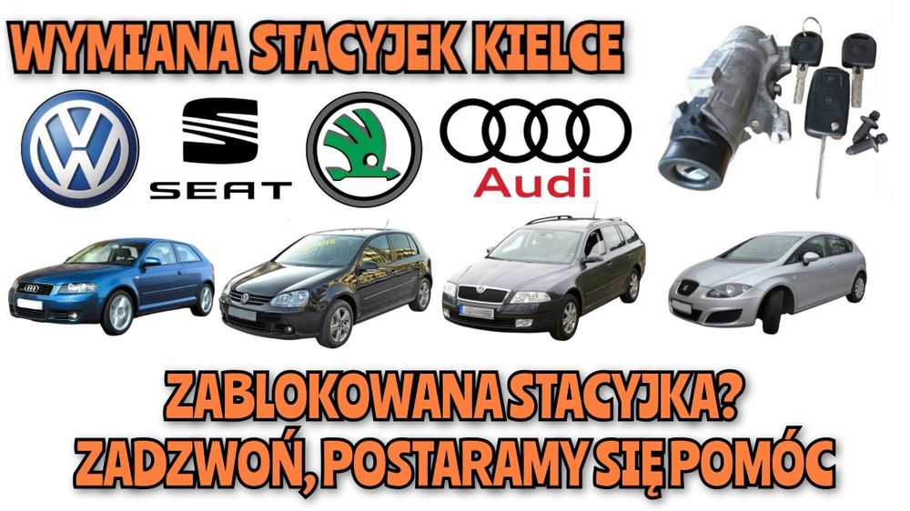 wymiana stacyjek kielce volkswagen audi seat skoda stacyjki naprawa