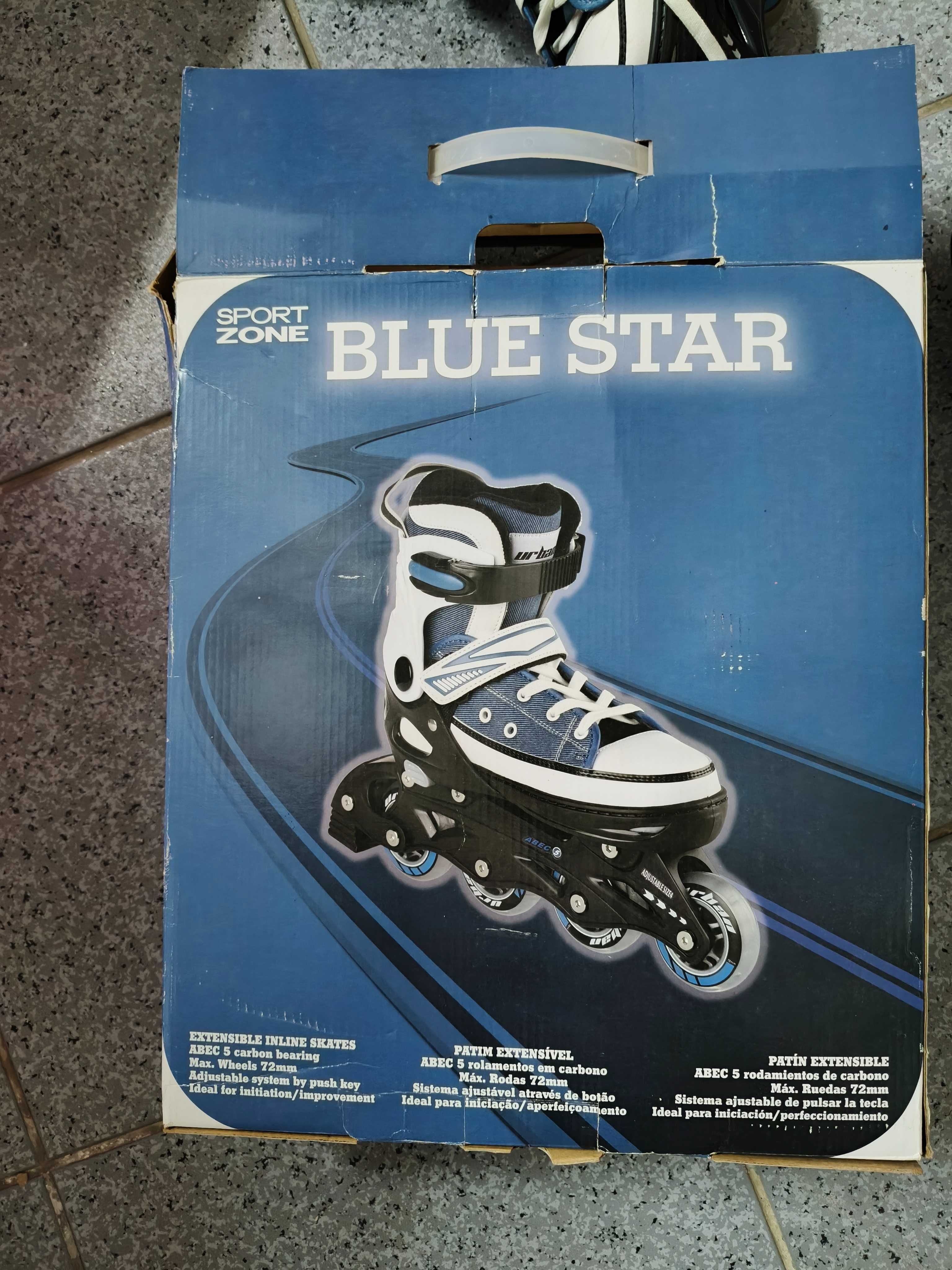 PATINS EM LINHA como novos