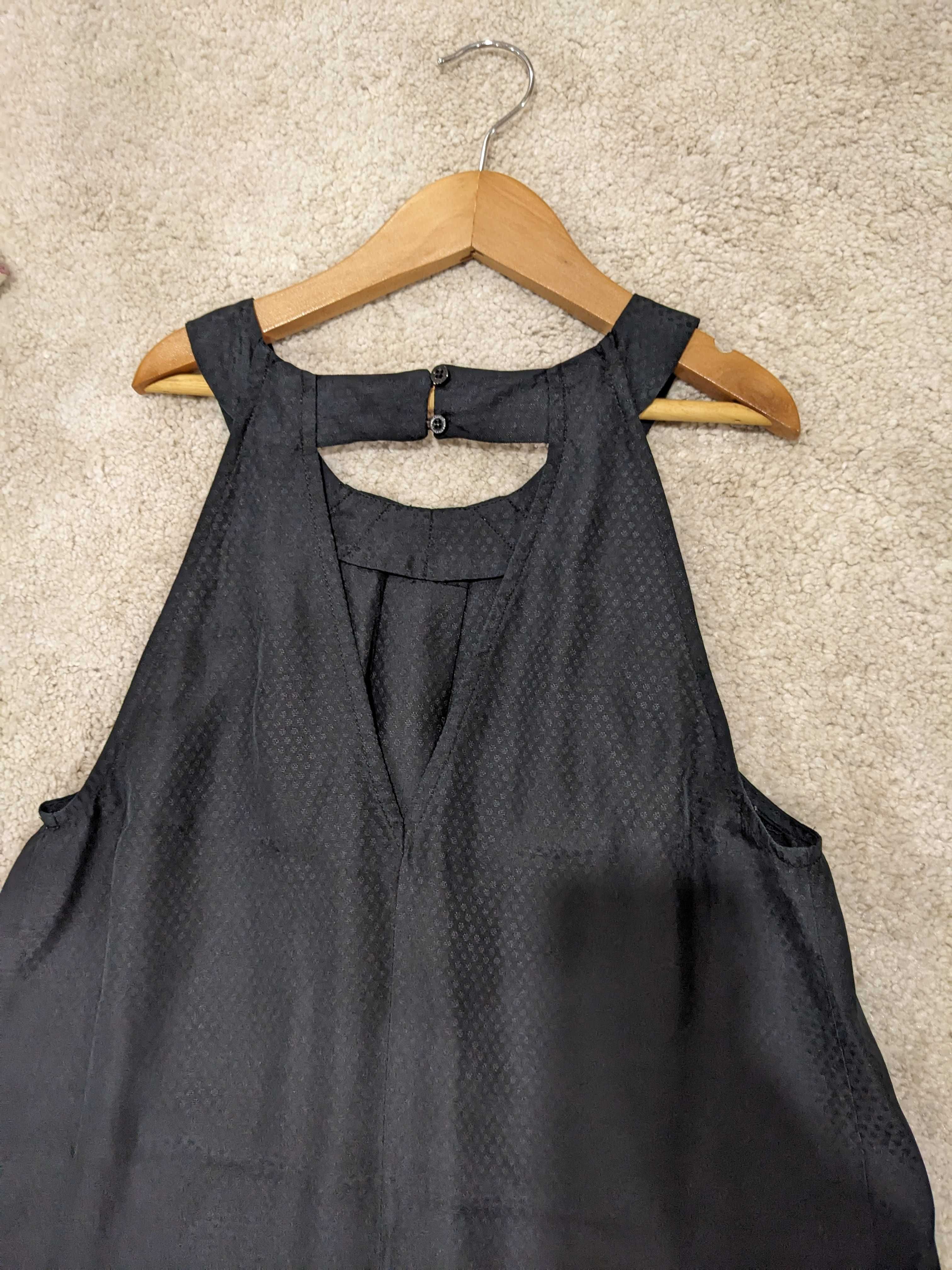 Vestido Preto / Sem alças / Curto / Tecido acetinado (XS / Pepe Jeans)