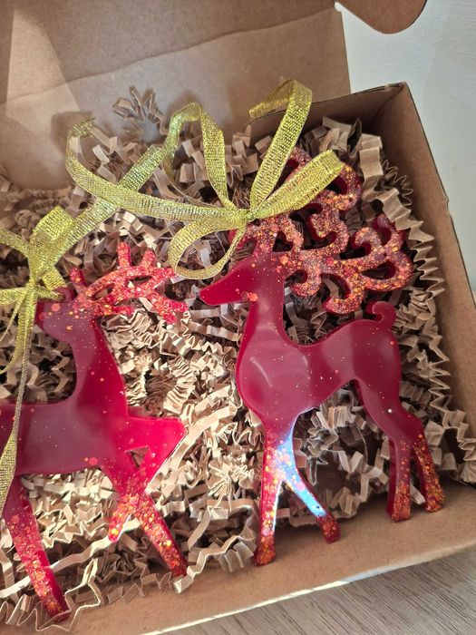 Najpiękniejsze świąteczne ozdoby Renifery 2szt