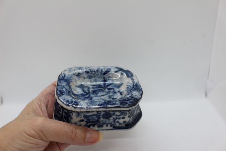 Saleiro Porcelana Chinesa " China Azul " Sereias XX