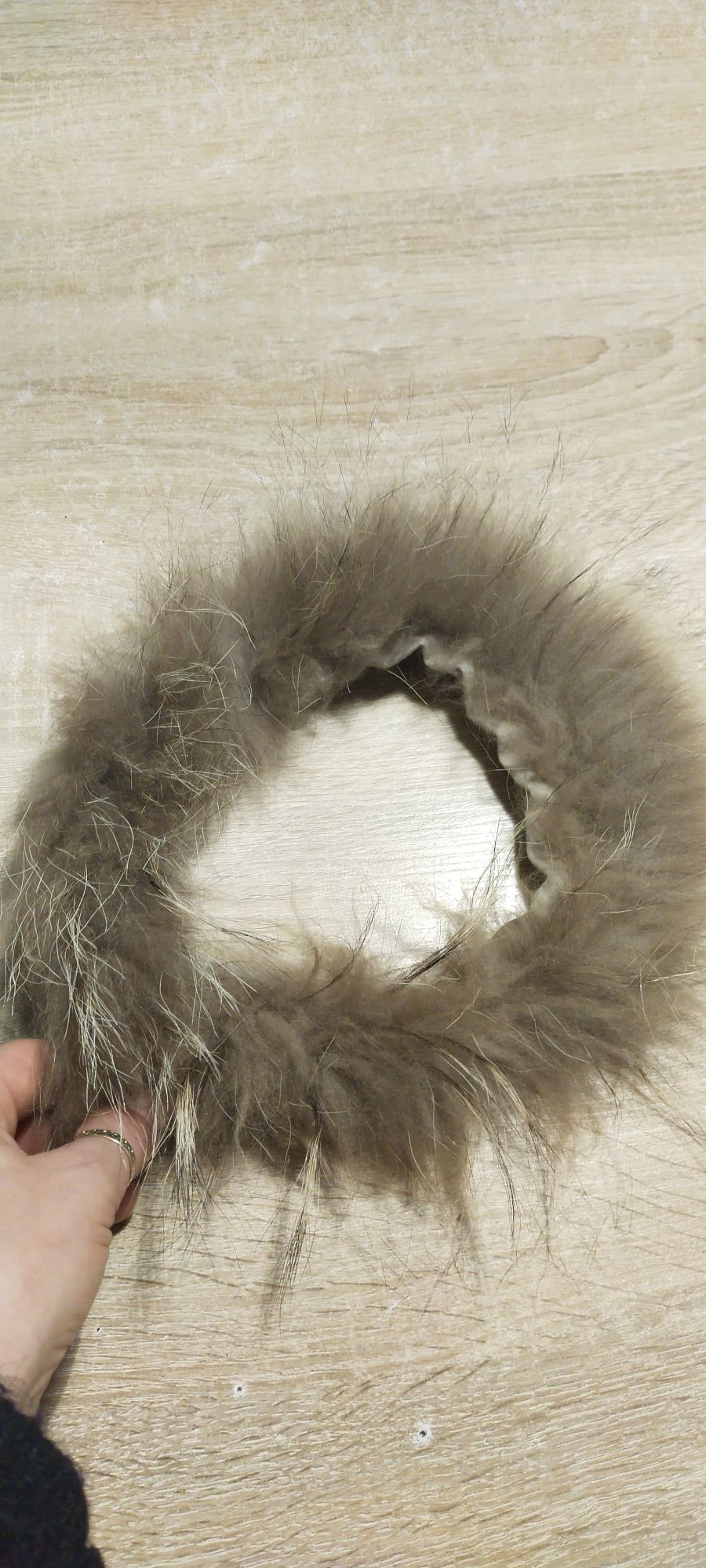 Futerko naturalne obszycie kaptura 53cm