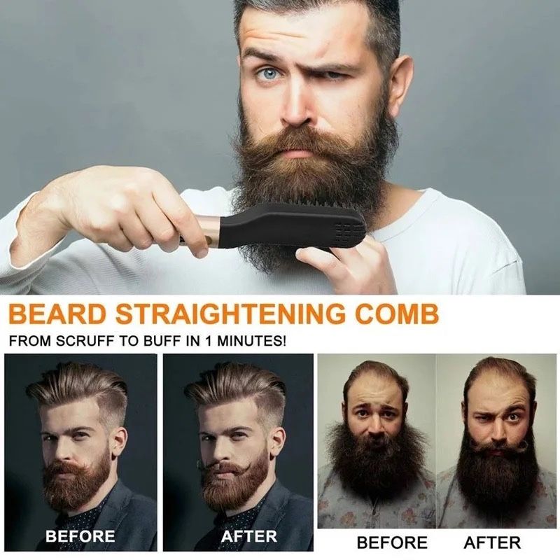 Prancha alisamento barba e cabelo