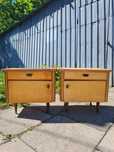 Szafki nocne vintage, Niemcy lata 60-70 ,mid-century