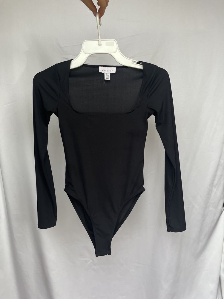 Czarne body topshop petite 32 skims dupe